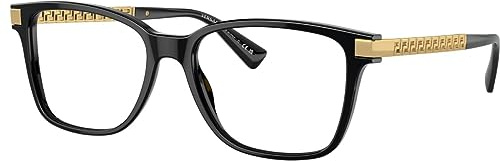 Versace VE3340U - GB1 Eyeglass Frame BLACK w/DEMO LENS 55mm