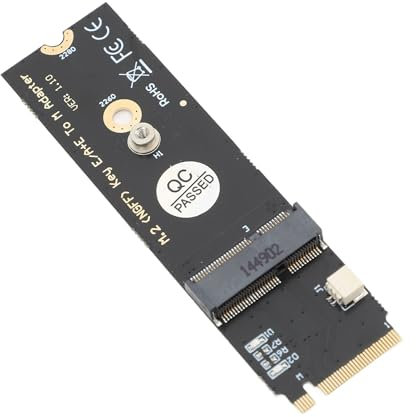 Scheda WiFi M.2 NGFF A E Key per Adattatore SSD M.2 Key M, Supporta AX200 AX201 AX210, PCIe X1 E USB2.0 con Supporto Operativo per, OS X,