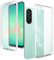 XCYYOO Coque pour Samsung Galaxy A26 Housse Antichoc Transparente Intégrale Double Face Cover avec D'écran Intégrée de Protection, Silicone TPU Gel et PC Rigide 360° Full Body Case