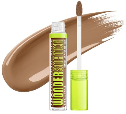 NYX Professional Makeup, Wonder Snatch Concealer, flüssig-cremige Formel, soft-mattes Finish, wasserfest, färbt nicht ab, spendet bis zu 24 Stunden Feuchtigkeit, vegane Formel, 23 Sienna, 3,5 ml