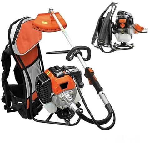 Decespugliatore Tagliaerba a scoppio con Zaino a Spalla 2 Tempi con motore 52CC
