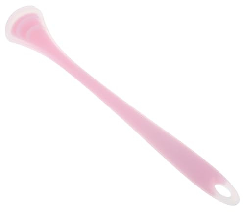 GALPADA Raschietto Lingua Bifacciale in Silicone per Pulizia della Lingua Rimuove Impurità e Cattivi Odori Strumento Portatile per Igiene Orale Adulti