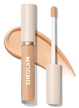 SHEGLAM Correttore a barra 12HR a copertura totale, finitura opaca, per sotto gli occhi e occhiaie, vaniglia calda