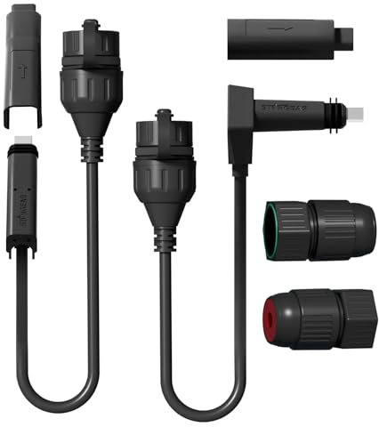 STARGEAR Ethernet-Adapter Gen 2 für Starlink, Wasserdichter SPX auf RJ45-Koppler für Kabelverlängerung, Reparatur, Ersatz, Kompatibel Mit Actuated V2 Dish & Router, 2 Stück