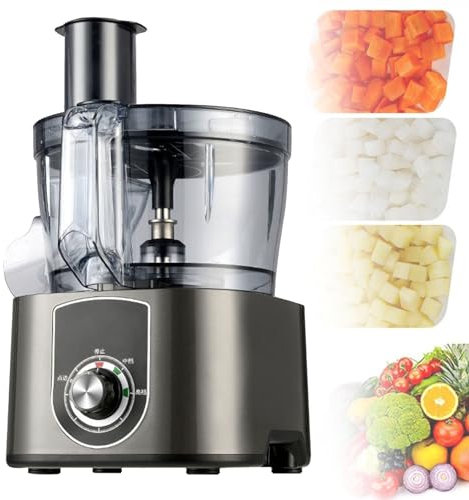 Cortador eléctrico comercial de verduras – Cortador multifuncional ajustable para cebollas, papas y gemas, máquina de corte en juliana