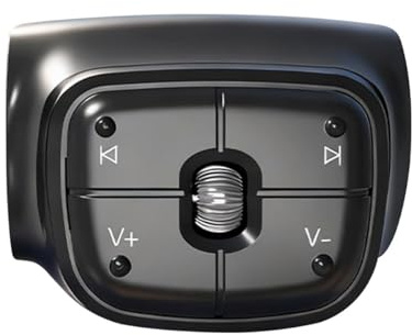 Gurtt Pulsante multimediale Bluetooth wireless Telecomando al volante per auto Telecomando a scorrimento per Tik-Tok Controller musicale wireless ricaricabile per smartphone