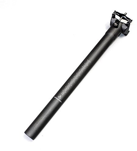 Fahrrad Rennrad MTB Carbon Sattelstütze fahrradsitz sattelstange patent 27,2731,6mm *350/400mm Matt neu (400, 27,2 mm)