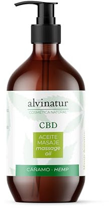 Huile pour massage corporelle au chanvre - BIO certificat - 250ml - Anti-inflammatoire, Muscle, articulation active - Jambes et pieds, épaules, coudes fatigués - Action rapide