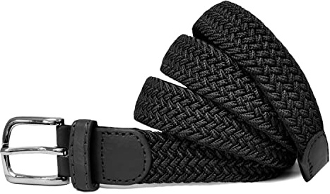 Gloop Damen Elastischer Stoffgürtel Geflochtener 2.5 CM Stretchgürtel Dehnbarer Gürtel Frau