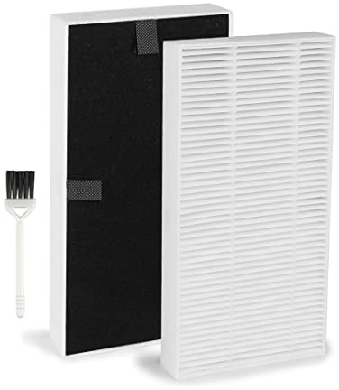 VCLENA Filter for Febreze FRF102B, for Honeywell U Filter Clean Replacement with Odor Reducing Prefilter 2 Pack