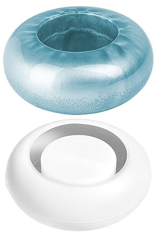 Ideen mit Herz Silikonform Kerzenhalter Teelicht | Größe Objekt: 4,9 cm hoch, Ø 11,1 cm