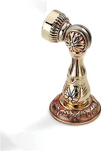 Türstopper, Sockelleisten-Bodentürstopper, Sockelleistenpuffer, magnetischer Türstopper, Edelstahl in gebürstetem Nickel, magnetischer Türfanghalter for Wand- oder Bodenmontage mit Schrauben (Farbe (