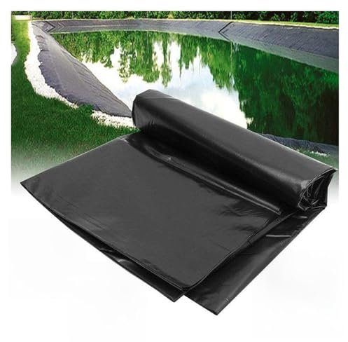 WGQJJEVQ Fischteichfolie, Stoff for Hausgarten, Pool, verstärktes HDPE, schwere Landschaftsgestaltung, wasserdicht, flexibel, for Bäche, Brunnen, mehrere Größen(3.5mx3.5m)