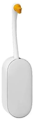 Marjoramy Brosse WC Silicone Plate,Brosse Toilette et Supports,Anti-goutte,Antibactérienne,Balayette WC Ventilée,Séchage Rapide Sans Odeur,BalaiWC Montage Mural/au Sol,Salle de Bain et WC Blanc