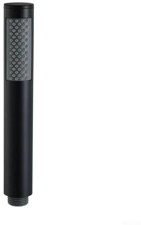 Alcachofa de ducha de mano con 67 boquillas antical y mango ergonómico para una ducha cómoda (negro)