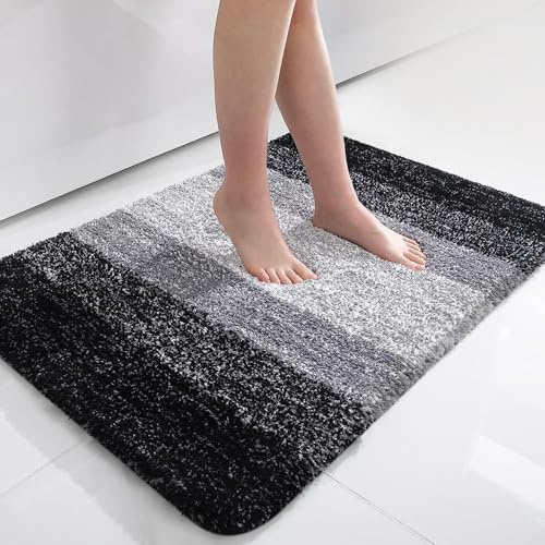 AMFUN Zerbino Trappola Sporco, Ultra Assorbente Tappeto, Zerbino d'Ingresso con Microfibre Morbide Assorbenti per Cane, Ingresso, Porta e Corridoio, 50 x 80 cm