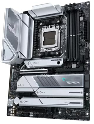 Placa Madre Placa Base Fit For ASUS Prime X670E-PRO WiFi Compatible con procesadores X670: R5 9600, 8400F, R7 7600X3D, 7700X, R9 7900 y 9900X (DDR5), 4 Ranuras M.2 PCIe 5.0, Formato ATX