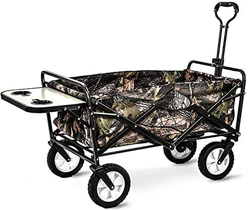 MTYLX Multifunctional Storage Trolley,Multi-Function Shopping Cart,Folding Garden Camping Cart Small Desktop Design Large Capacity Hand Trucks Storage Utility Trolley,Multicolor, Multicolor