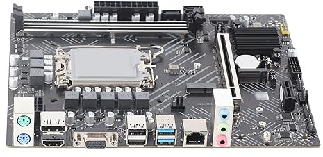 Bewinner H610 Motherboard, LGA 1700 DDR4 Desktop-Computer-Motherboard, Kommerzielles Motherboard für M.2 12 Generation CPU mit WiFi-Schnitts Telle