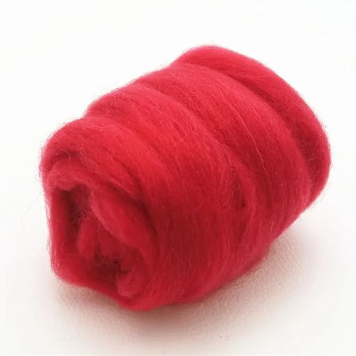 YGLEEULI Filzwolle Filzwolle, Faserfilz, Stoff, Filz, Bastelfilz, Filzwolle, handgefertigt, Filzhandwerk(80,50g)