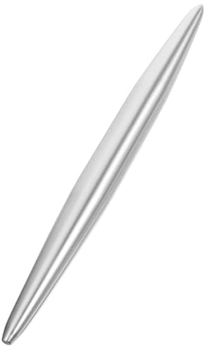 BESPORTBLE Mattarello in Acciaio Inox Grande Impugnatura Ergonomica, Mattarello Antiaderente per Pasta e Impasti da Forno, Utensile da Cucina Professionale e Domestico per Pane, Torte e