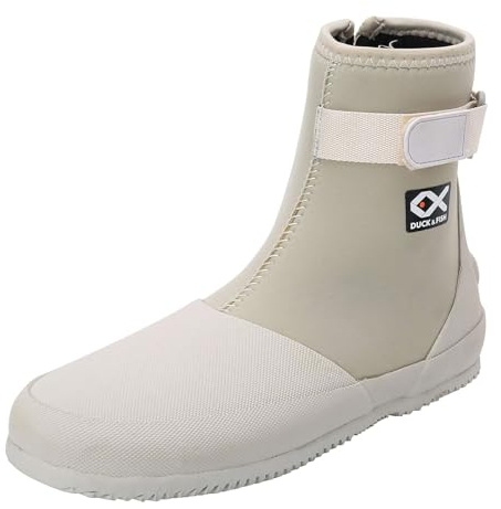 Duck and Fish Neoprene Beige Flat Wading Shoe (US 10)