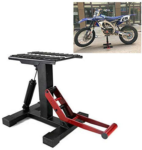 Berkalash Motorrad Hebebühne, Heber Reparatur Werkzeug, Höhenverstellbarer Offroad-Motorrad-Nabenhalter 150 kg / 46 cm