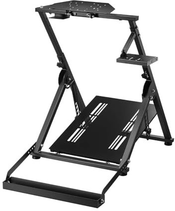 VOYOCHT Racing Wheel Stand, Adjustable Angle and Height, Racing Steering Wheel Stand with Seat Slot with Water Cup Holder fit for Logitech G25 G27 G29 G920 G923 Thrustmaster T300 T500 Xbox