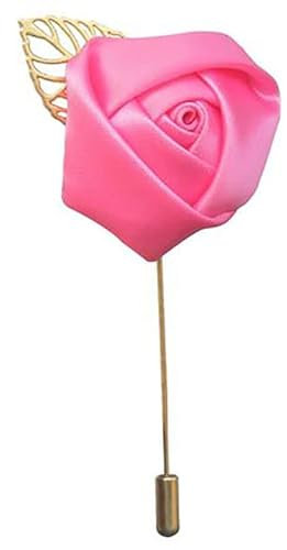 Handgelenk-Ansteckblume, Boutonniere, Handgelenk-Blume, Bräutigam-Ansteckblume, 1 Stück, Herren-Ansteckblume, Bräutigam-Anstecker, Ansteckblume, Brosche, künstliche Seidenblume