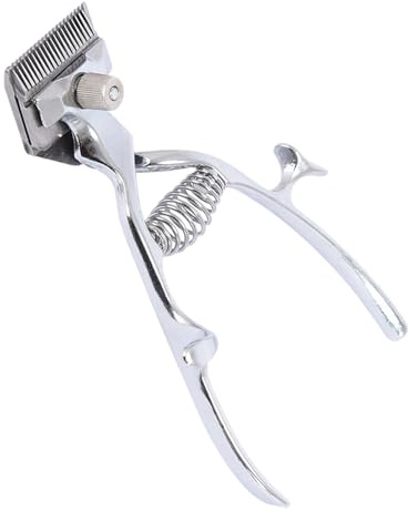 Pinces de toilettage pour animaux de compagnie - Tondeuse manuelle pour coupe de fourrure de chien, outil de rasage de lame en acier | Rasoir silencieux pour animaux avec poignée, accessoire de coupe