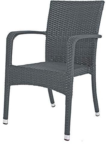 Gravidus 2er Set Stapelstuhl, Grau