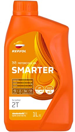 REPSOL aceite lubricante sintético para scooter SMARTER SCOOTER 2T 1L