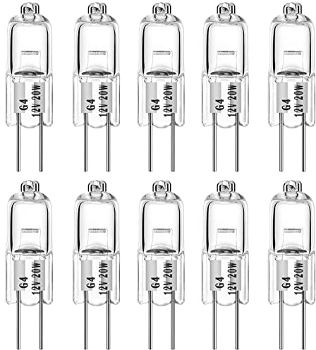 G4 Halogen Light Bulbs, 12V 20W Halogen Pin Base Light, 3000K Warm White, 350LM,G4 Low Voltage Halogen, Warm White ,20W15 pezzi