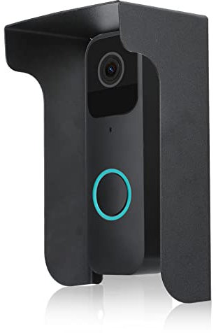 Metal Doorbell Cover Compatible with Ring/Blink (New Model)/Google Nest/Arlo/Eufy/AOSU Doorbell, myQ Smart Garage Door Video Keypad Protector, Weatherproof Access Control Keypad Cover, Anti Glare