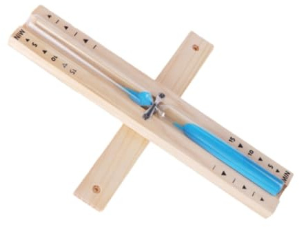 Sharplace Timer di Sabbia a Sauna Da 30 Minuti Orologio di Sabbia, Multpunso, Gestione Pratica, Vetro per Ore per Accessori per Spa Della Cucina, Blu