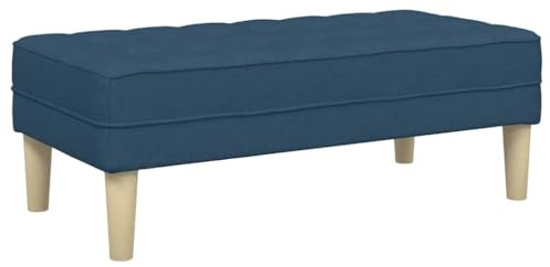 SDWEHBJ Sitzbank, Esszimmerbank, Schlafzimmerbank, Moderner Polsterbank für Heimbüro, Wohnzimmer, Eingangsbereich, Blau 113x57x39 cm Stoff, Sperrholz