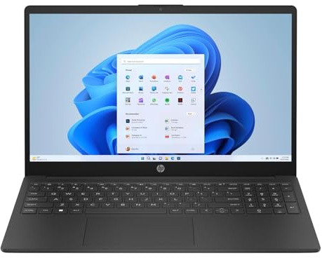 HP 15.6 Full HD Laptop (Intel Core i3-N305, 8GB RAM, 128GB SSD, Windows 11 Home, Wi-Fi, Jet Black) – 15-fd0059na