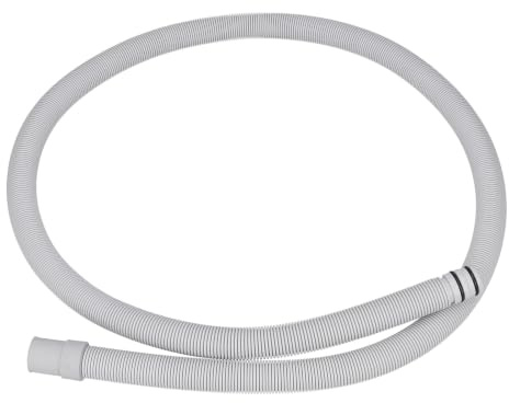 easyPART Kompatibel/Ersatz für BOSCH 00358306 Ablaufschlauch Abpumpschlauch Waschmaschinen Waschautomat 1,45m Siemens 358306 Endstück gerade/gerade Kunststoffendstück/19mm Durchmesser Maxx6 Maxx7