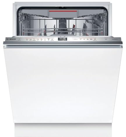 BOSCH SMH6TCX01E Vollintegrierter Geschirrspüler Serie 6, Einbau-Spülmaschine mit Besteckschublade, 60 cm, Home Connect, PerfectDry, RackMatic, Intelligent Programm