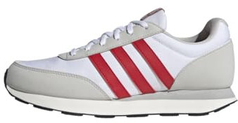 adidas Herren Run 60s 3.0 Shoes Schuhe, Cloud White/Better Scarlet/Grey One