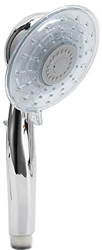 ZLXHDL Pommeau de Douche, douchette à Main LED colorée, 7 Variations d'éclairage, entraînement hydrodynamique, pulvérisation Haute Pression, Portable