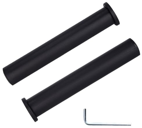 Set di 2 manicotti adattatori per bilancieri resistenti, per dischi da 1 pollice a 2 pollici, facile installazione, vestibilità stabile (48 x 200 mm)
