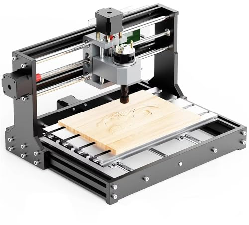 Twotrees TTC3018 Fresadora CNC DIY, fresadora de 3 ejes controlada por GRBL, 300 x 180 x 40 mm, fresadora de mesa para carpintería, plástico, acrílico