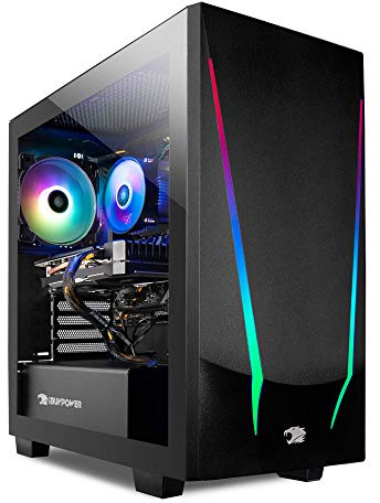 iBUYPOWER Pro Gaming PC Computer Desktop Trace 4 93G730 (AMD Ryzen 5 3600 3.6GHz, NVIDIA GeForce GT 730 2GB, 8GB DDR4 RAM, 240GB SSD, WiFi Ready, Windows 10 Home)