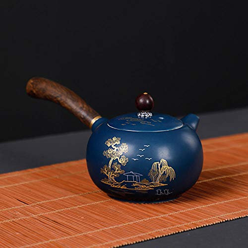 Taza de tetera de porcelana de 230 ml con infusor, juego de té de porcelana de hueso blanco, cafetera de cerámica, tetera, juego de tazas de té chino antiguo-01