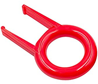 Paket 2 tangenter och nyckelborttagare röd plast tangenter och nyckeldragare för mekaniskt tangentbord
