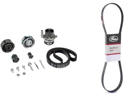 GATES Kit PowerGrip + Pompe À Eau KP25649XS-1 & Courroie Micro-V 6PK1070