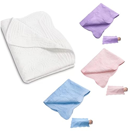 Mzjeaziany Lightweight Baby Quilt Cotton Blanket Durable Personlized Baby Blankets Four Seasons Cotton Quilted Blanket