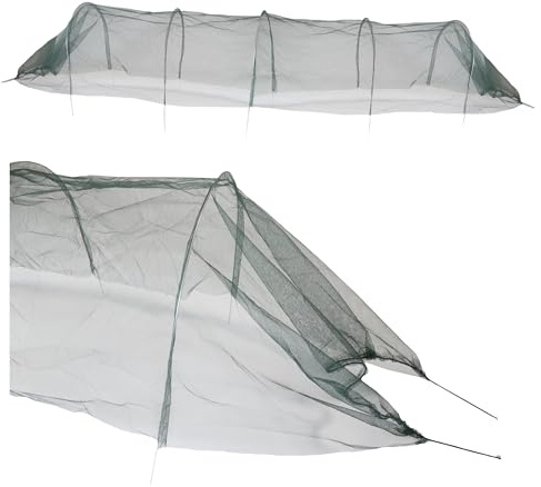 Nativ Pflanztunnel mit Bögen, 250x60x55 cm – 1x Netztunnel für Pflanzen, schützt vor Schädlingen und Wetter, robuster Gartentunnel für Gemüse & Kräuter, Flexibler Frühbeet-Tunnel für Hochbeete