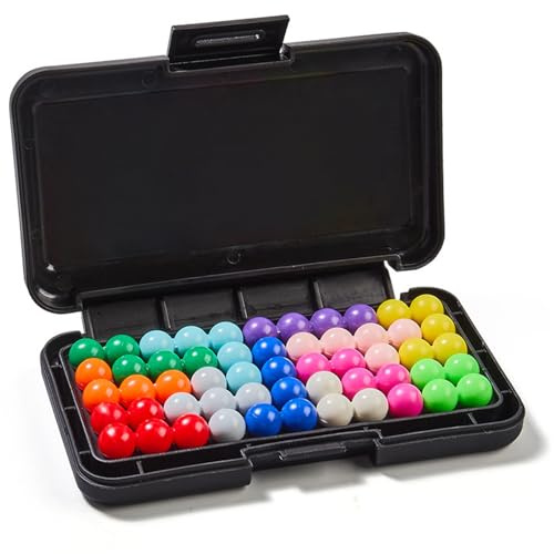 VIDSTW Iq Games con 200 Niveles Rompecabezas Niños en 2D y 3D Puzzles Rompecabezas 6 Niveles de Dificultad Mesa Gamer Juegos para Reuniones Familiares Fiestas Cumpleaños (con Manual)